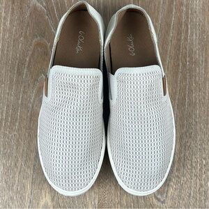 544 Olukai PEHUEA women’s Slip-On Mesh Casual Sneakers - Beige-8